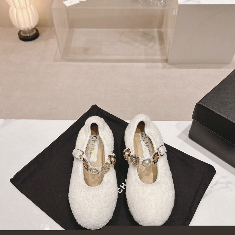 Ch*el flat shoes